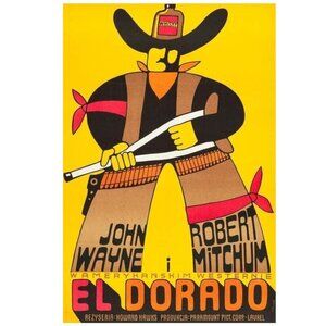 1966 EL DORADO VINTAGE WESTERN MOVIE POSTER 165